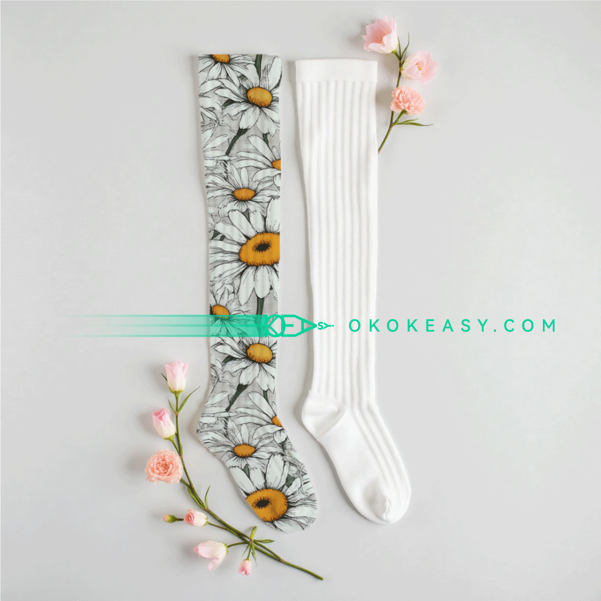 Daisy Seamless pattern 5 Bright watercolor daisy seamless pattern, suitable for clothing fabrics and home textiles design.