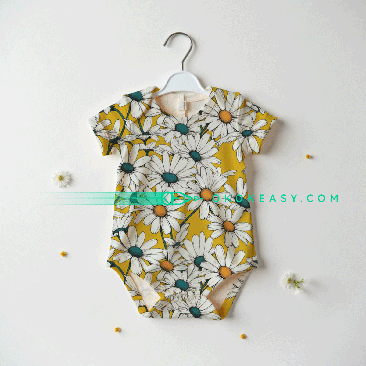 Daisy Seamless pattern 6 Fresh Watercolor Daisy Seamless Pattern for Spring and Summer Fashion Prints
