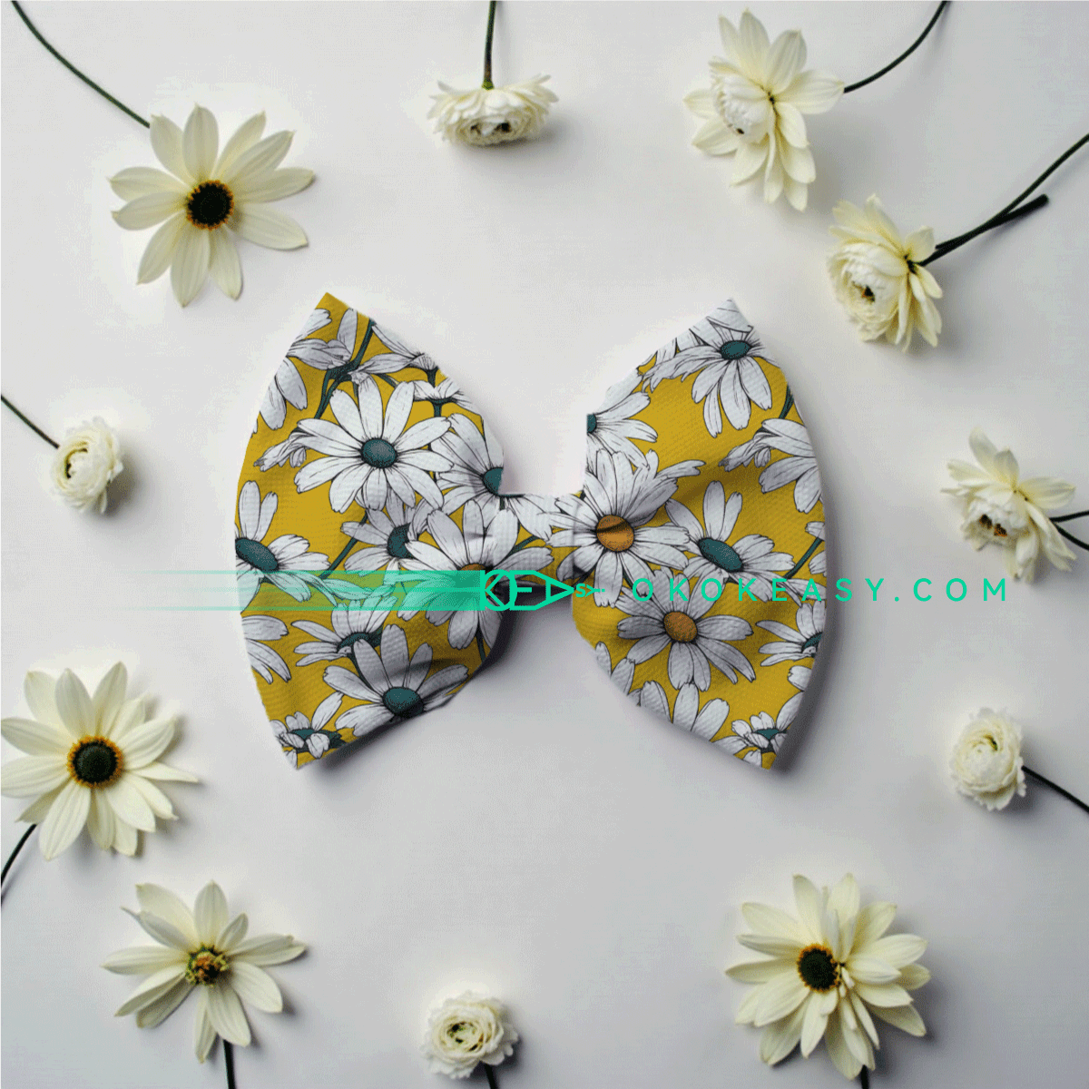 Daisy Seamless pattern 7 Fresh watercolor daisy seamless pattern, ideal for spring and summer fashion prints.