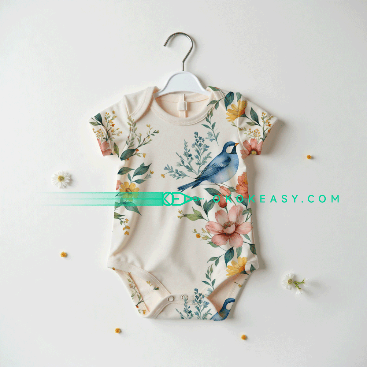 Birds and Flowers Seamless pattern 6 High-Resolution Birds and Flowers Seamless Pattern with Rich Color Combination