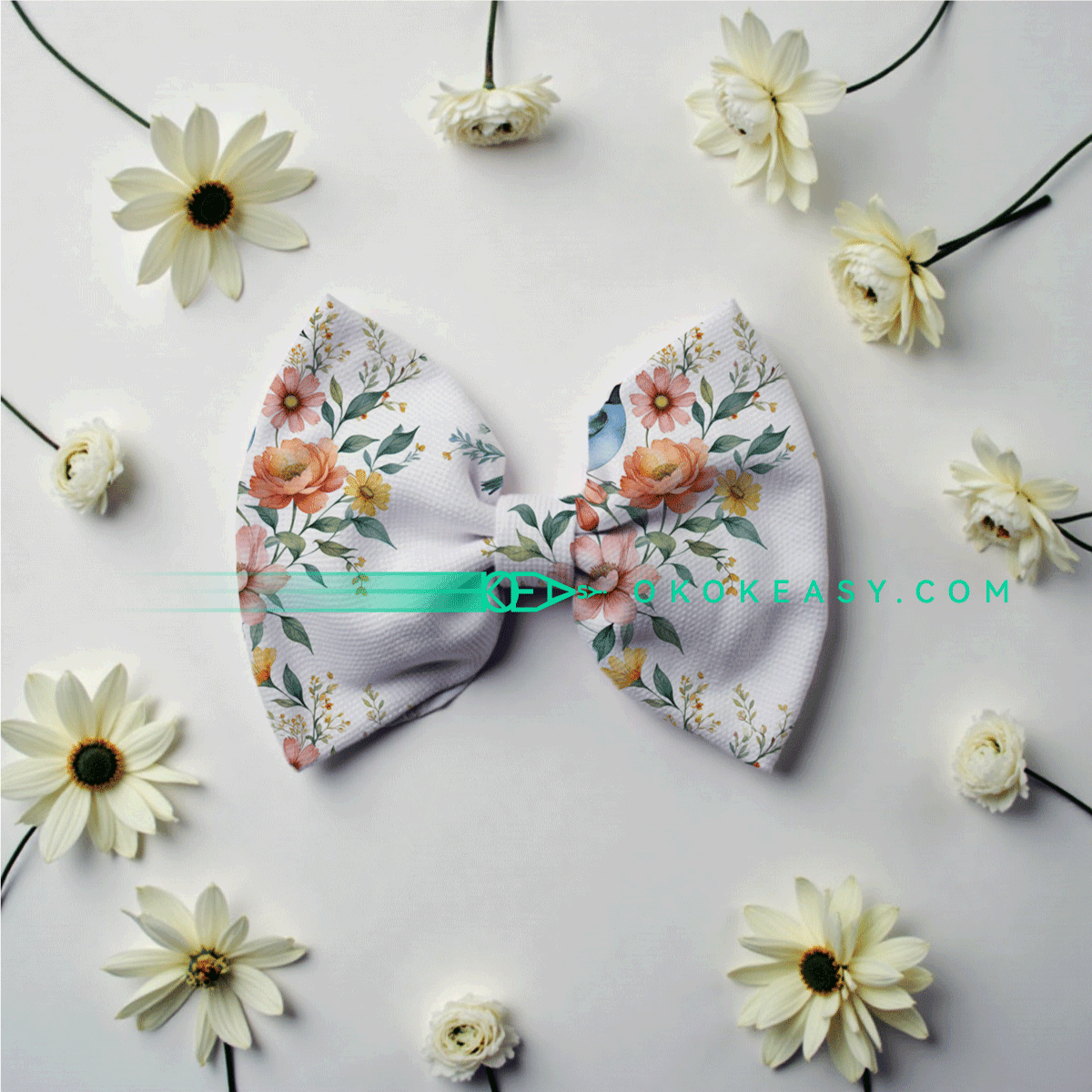 Birds and Flowers Seamless pattern 7 Birds and Flowers Seamless Pattern in Pen and Watercolor Style, Nordic and Ladylike