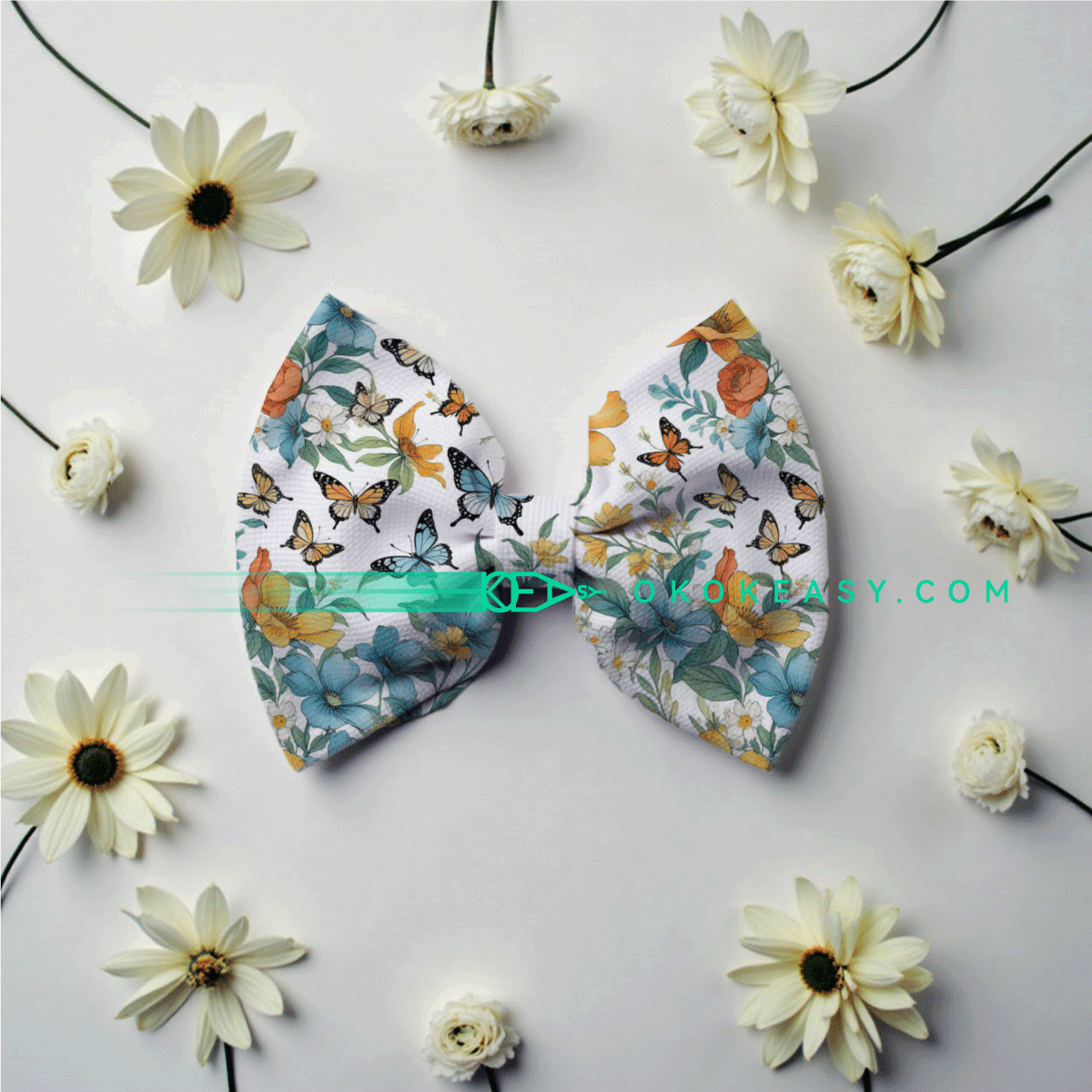 Butterflies and Flowers Seamless pattern 7 Butterflies and flowers seamless pattern in pen and watercolor style, suitable for textiles and home decor