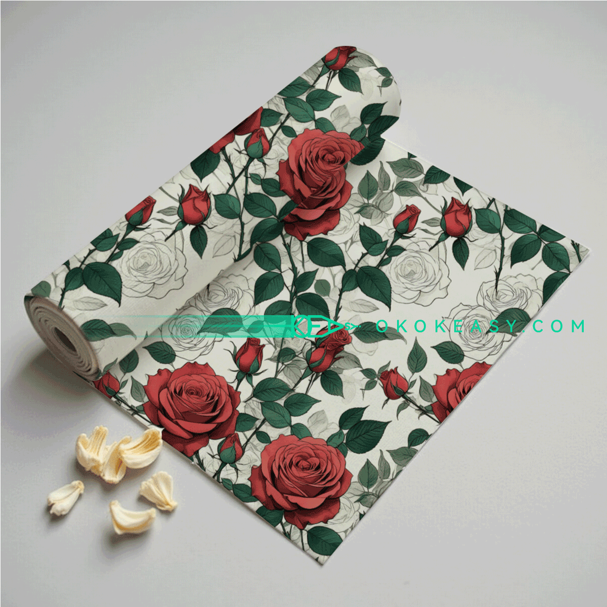 Rose Seamless pattern 4 Red Rose Seamless Pattern for Print Design