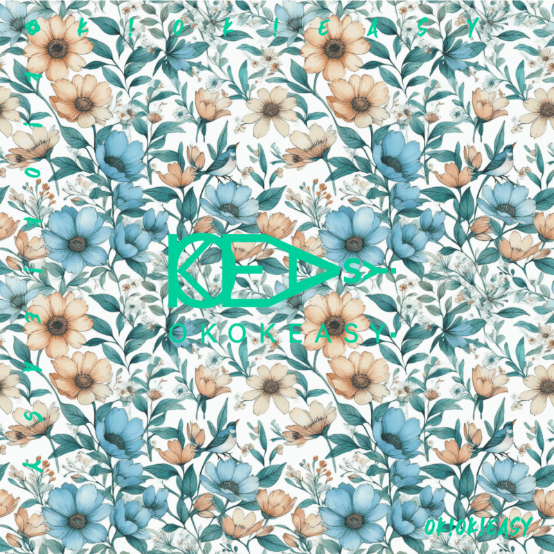 Cosmos Seamless Pattern for Print Design