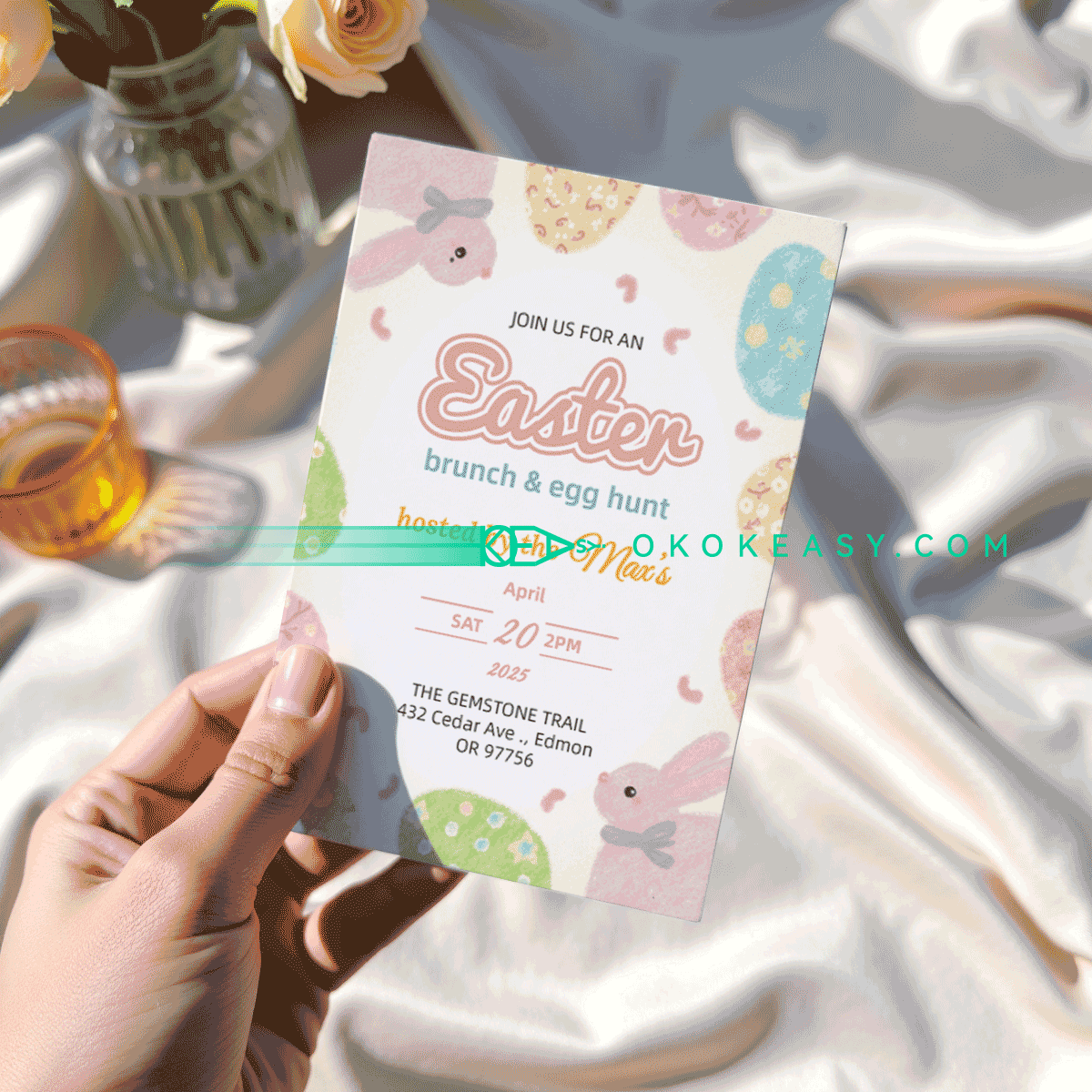 Easter Holiday Party Invite No.3 2 Easter Holiday Party Invite No.3 - Image 2