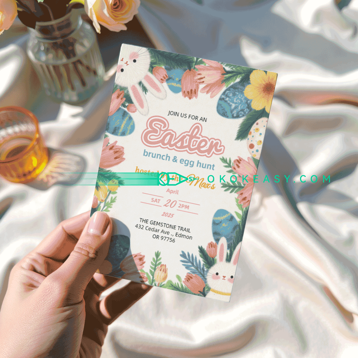 Easter Holiday Party Invite No.6 2 Easter Holiday Party Invite No.6 - Image 2