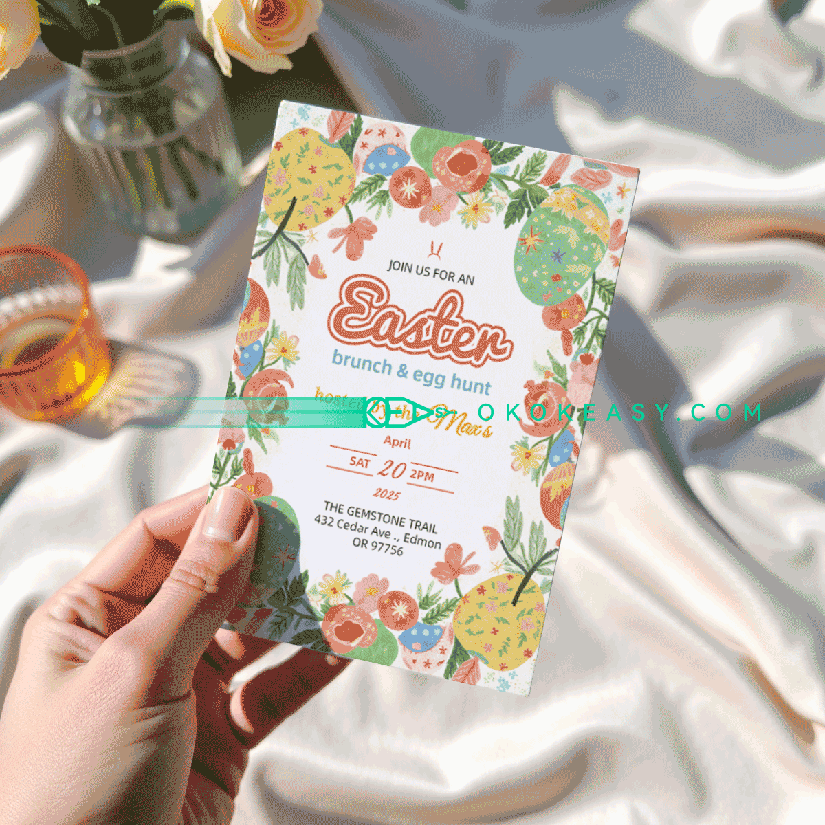 Easter Holiday Party Invite No.8 2 Easter Holiday Party Invite No.8 - Image 2