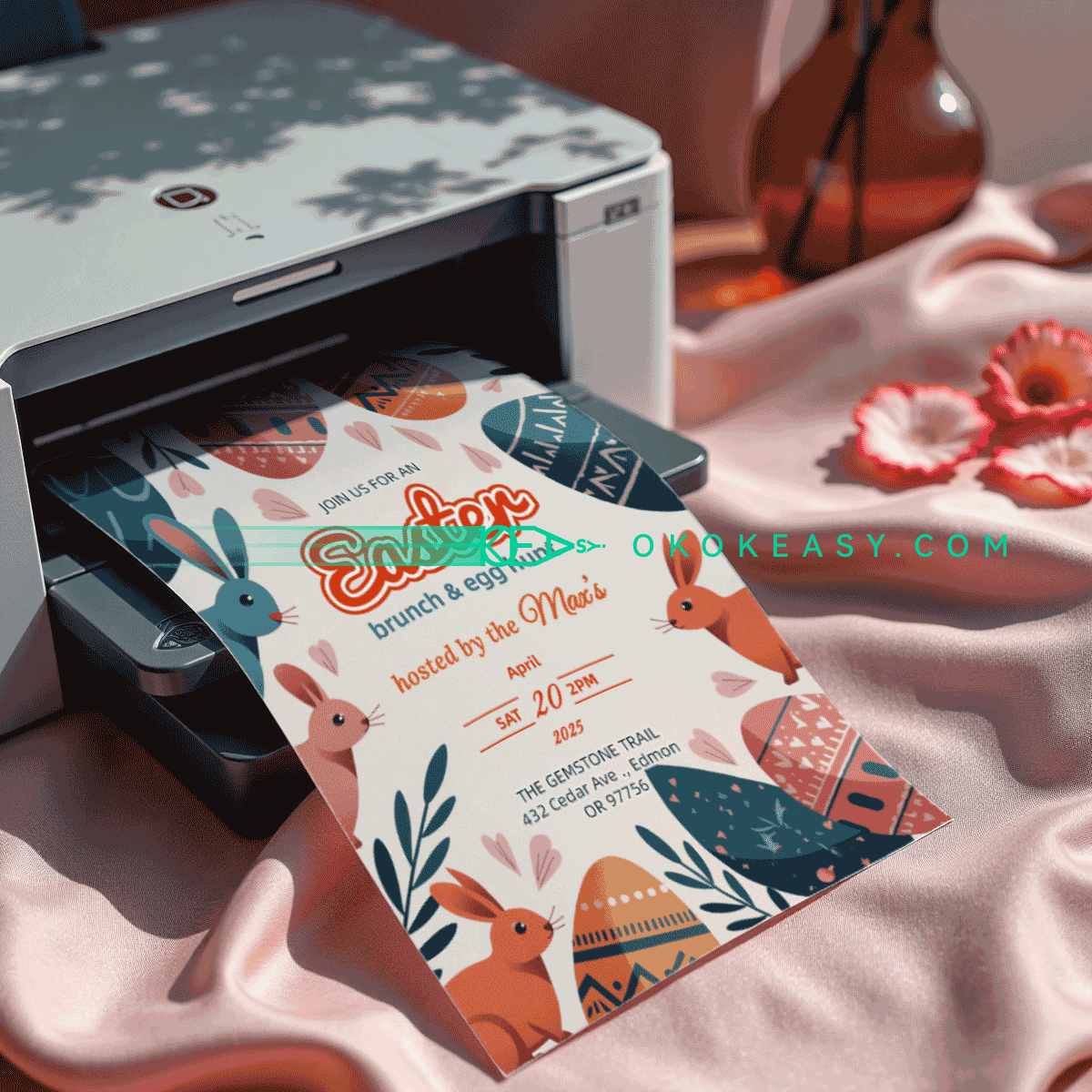 Minimalist Bunny Easter Egg 4 Minimalist Bunny Easter Egg - Image 4