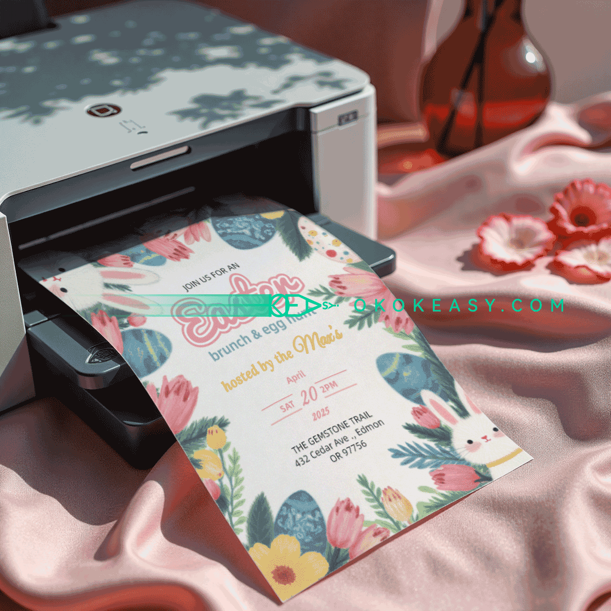 Easter Holiday Party Invite No.6 4 Easter Holiday Party Invite No.6 - Image 4