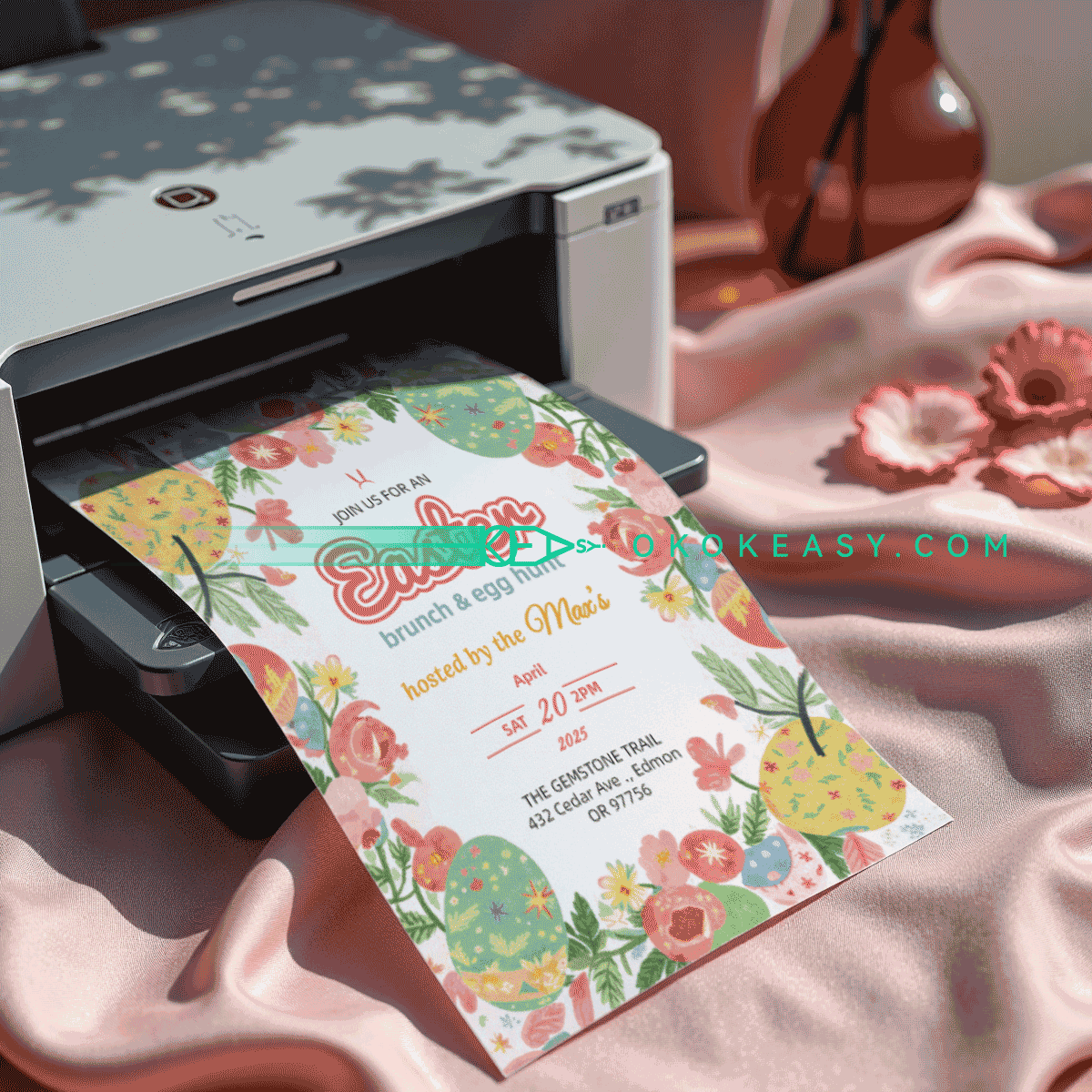 Easter Holiday Party Invite No.8 4 Easter Holiday Party Invite No.8 - Image 4