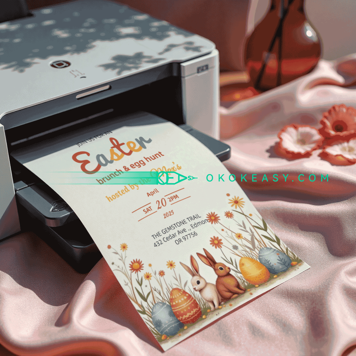 Easter Holiday Party Invite No.1 3 Easter Holiday Party Invite No.1 - Image 3