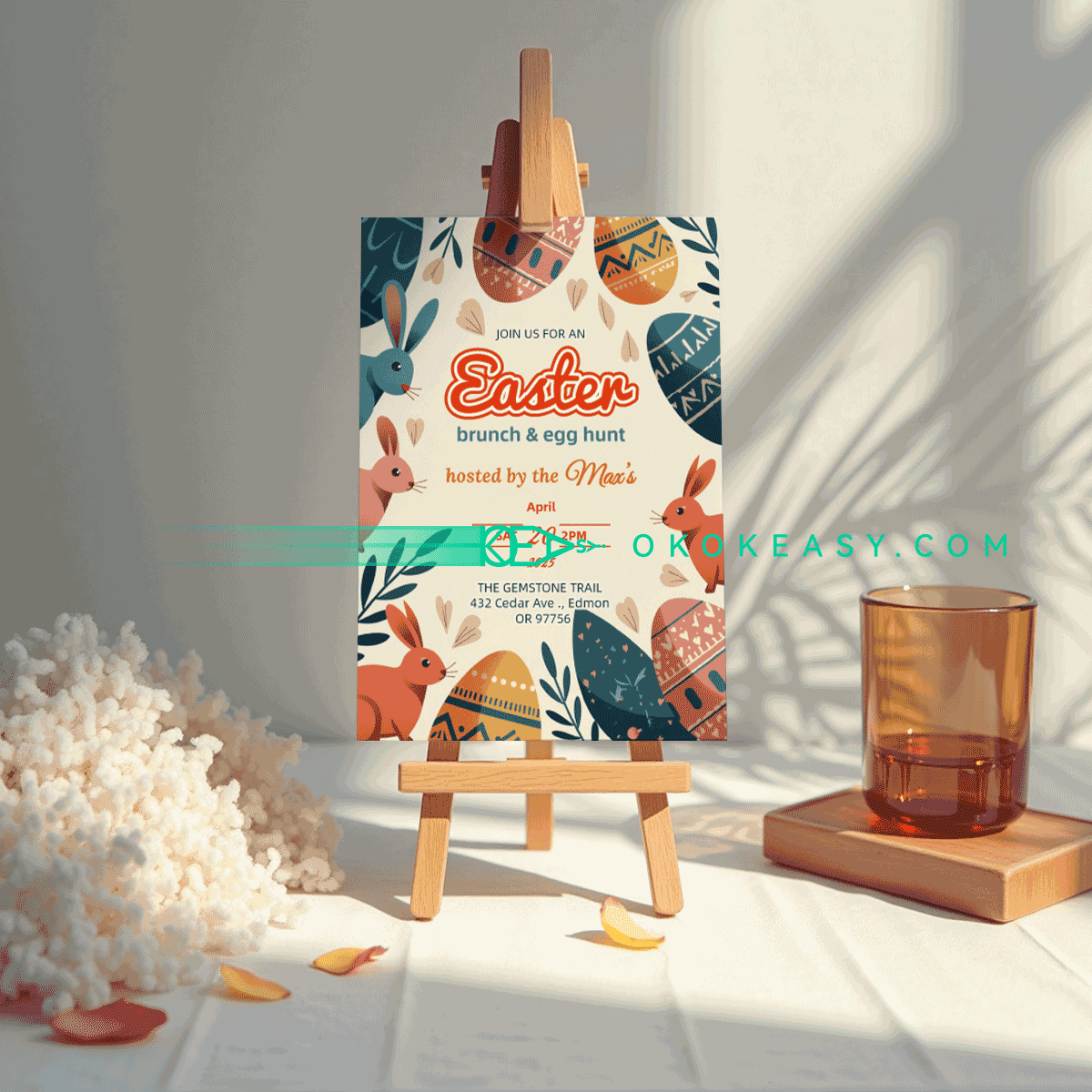 Minimalist Bunny Easter Egg 5 Minimalist Bunny Easter Egg - Image 5