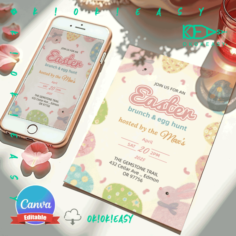 Easter Holiday Party Invite No.3