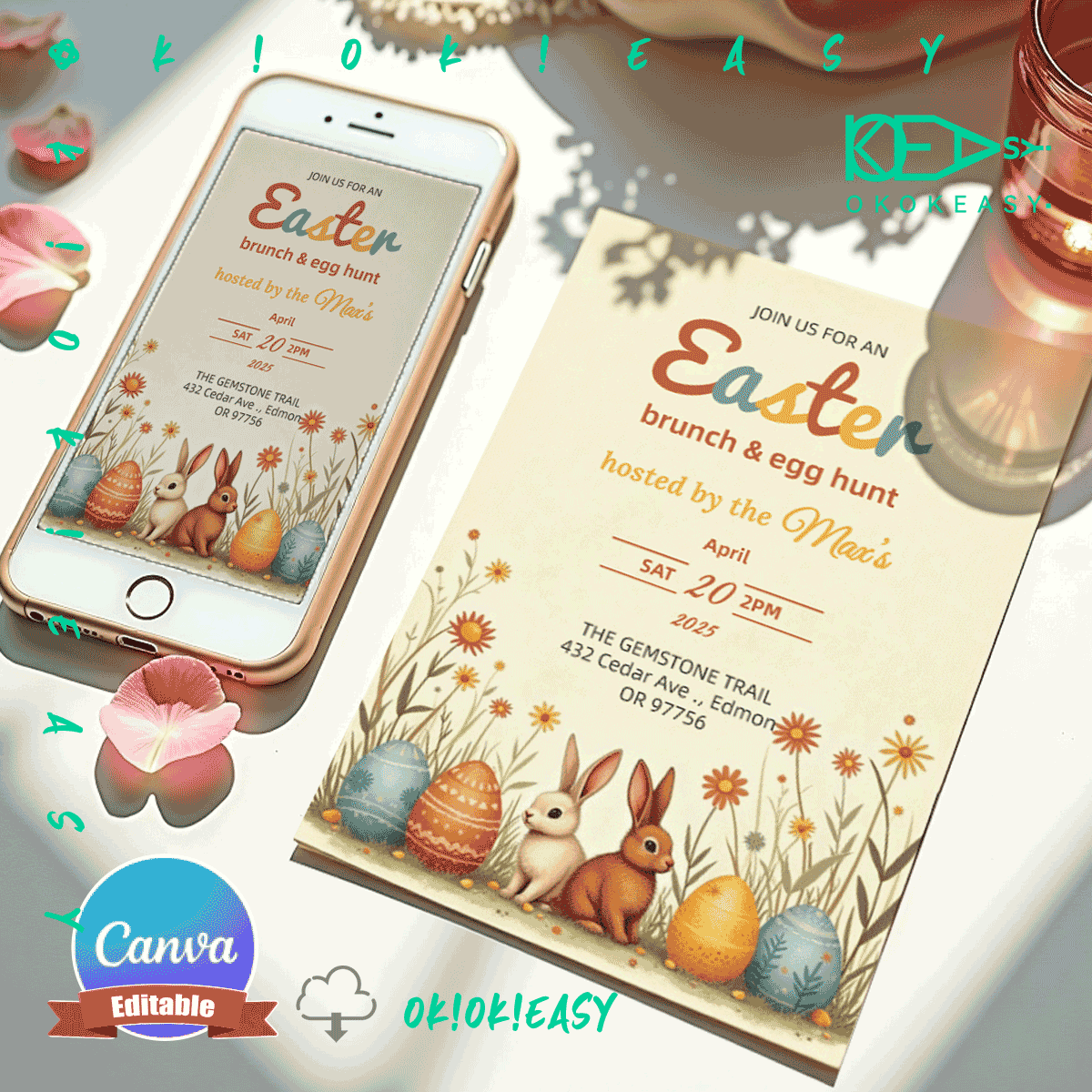 Easter Holiday Party Invite No.1 1 Easter Holiday Party Invite No.1