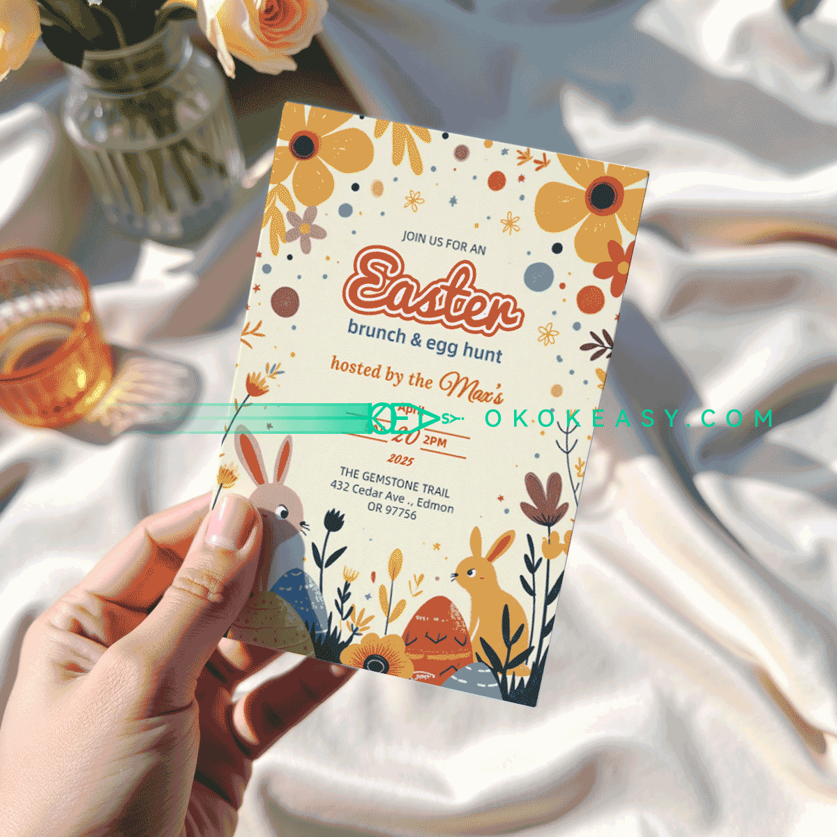 Easter Holiday Party Invite No.28 2 Easter Holiday Party Invite No.28 - Image 2