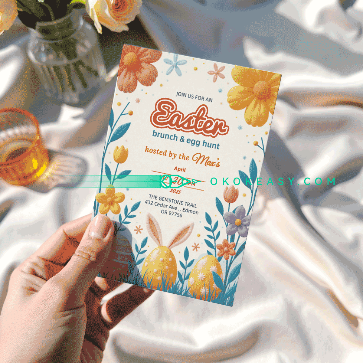 Easter Holiday Party Invite No.29 2 Easter Holiday Party Invite No.29 - Image 2