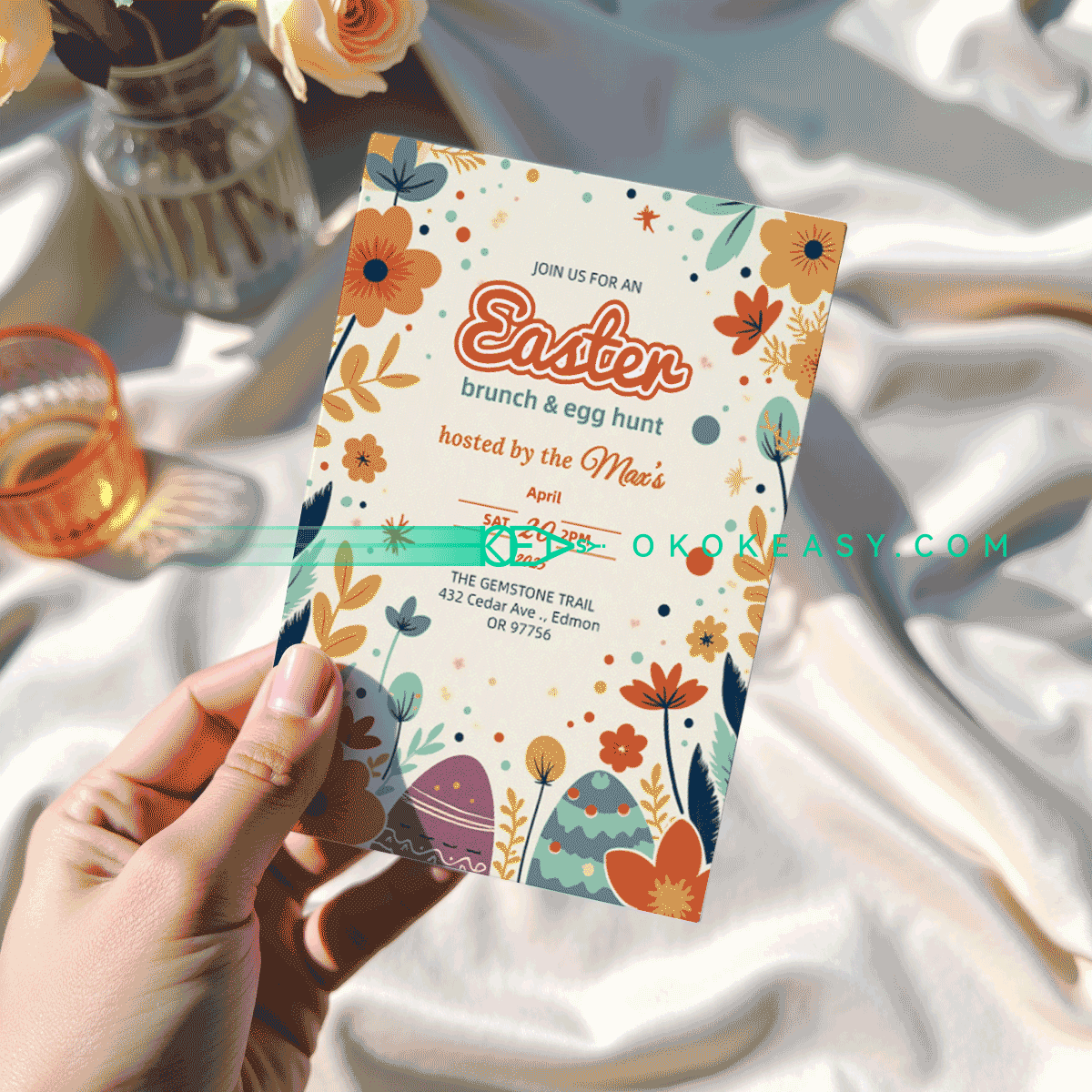 Easter Holiday Party Invite No.30 2 Easter Holiday Party Invite No.30 - Image 2