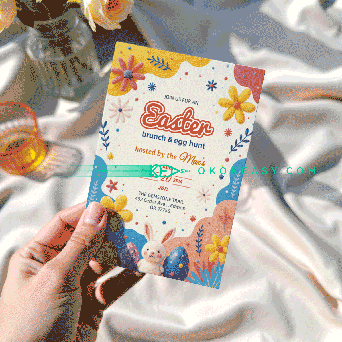 Easter Holiday Party Invite No.31 2 Easter Holiday Party Invite No.31 - Image 2