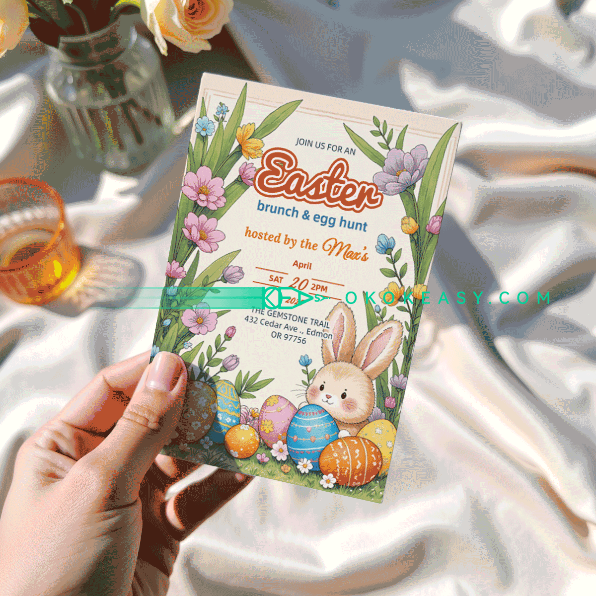 Easter Holiday Party Invite No.33 2 Easter Holiday Party Invite No.33 - Image 2