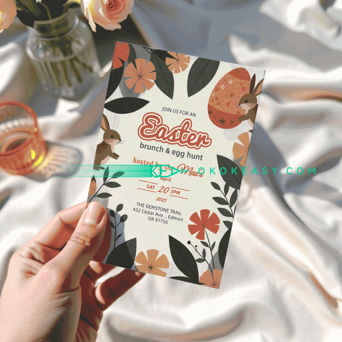 Easter Holiday Party Invite No.34 2 Easter Holiday Party Invite No.34 - Image 2