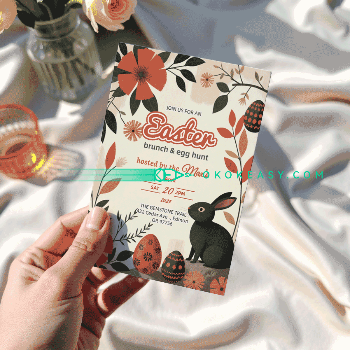 Easter Holiday Party Invite No.35 2 Easter Holiday Party Invite No.35 - Image 2