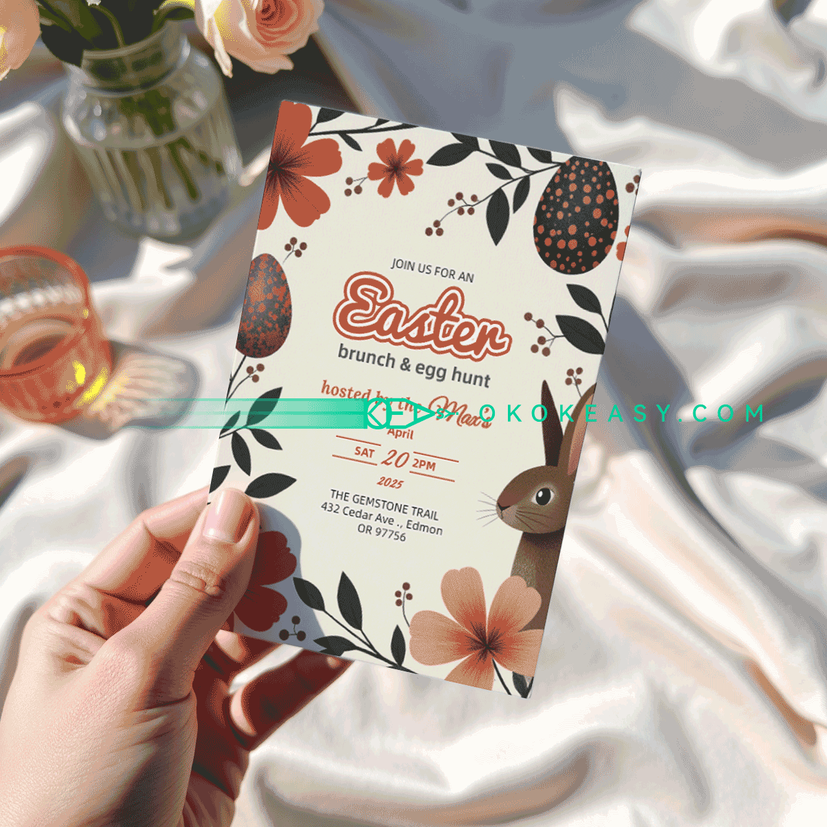 Easter Holiday Party Invite No.36 2 Easter Holiday Party Invite No.36 - Image 2