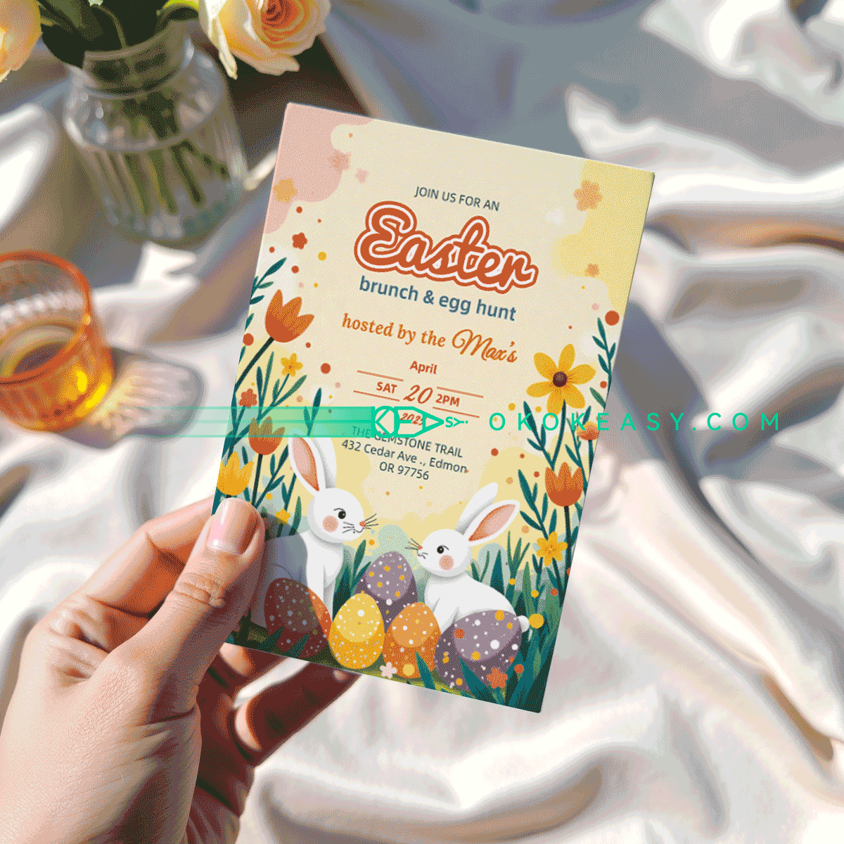 Easter Holiday Party Invite No.27 2 Easter Holiday Party Invite No.27 - Image 2