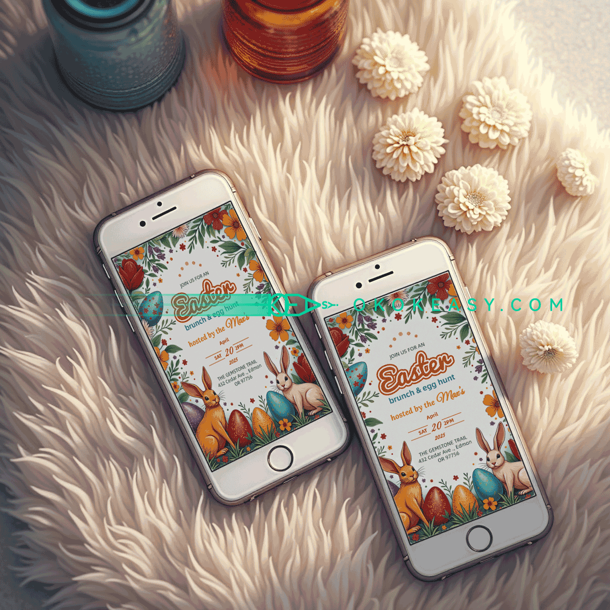 Realistic Vintage-Style Easter Invitation 6 Realistic Vintage-Style Easter Invitation - Image 6