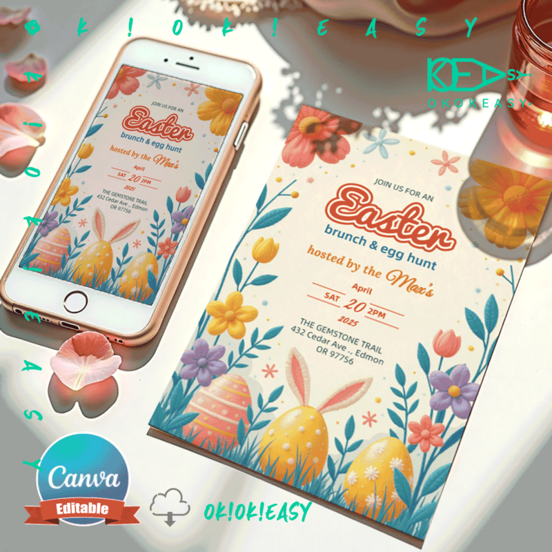 Easter Holiday Party Invite No.29