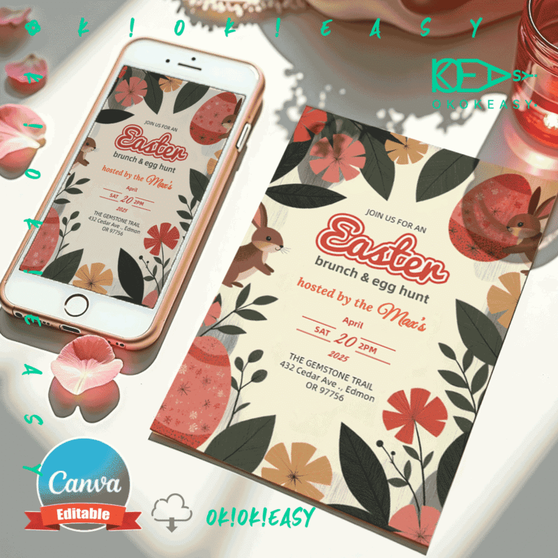 Easter Holiday Party Invite No.34