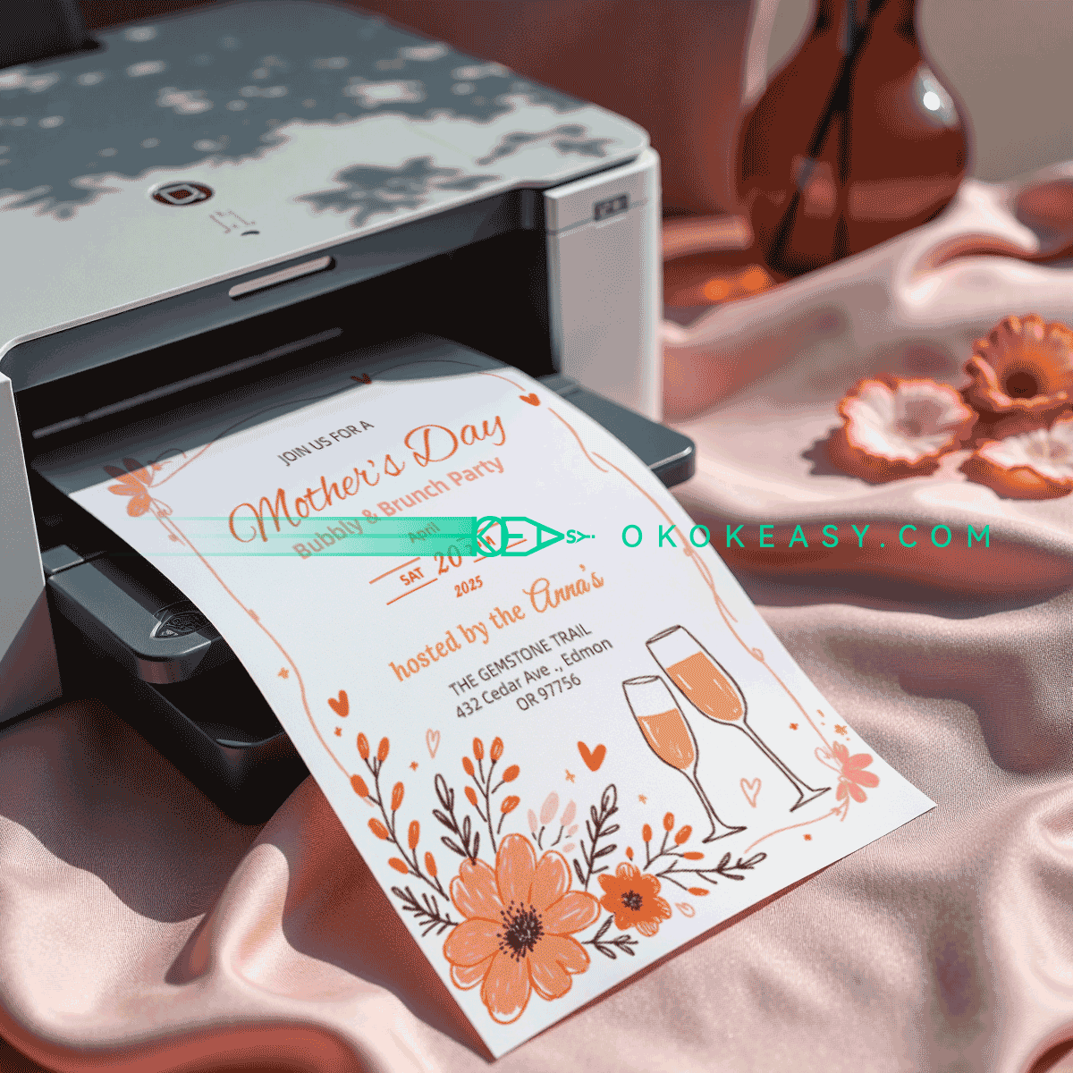 Mother's Day Party Invitation No.2 4 Mother's Day Party Invitation No.2 - Image 4