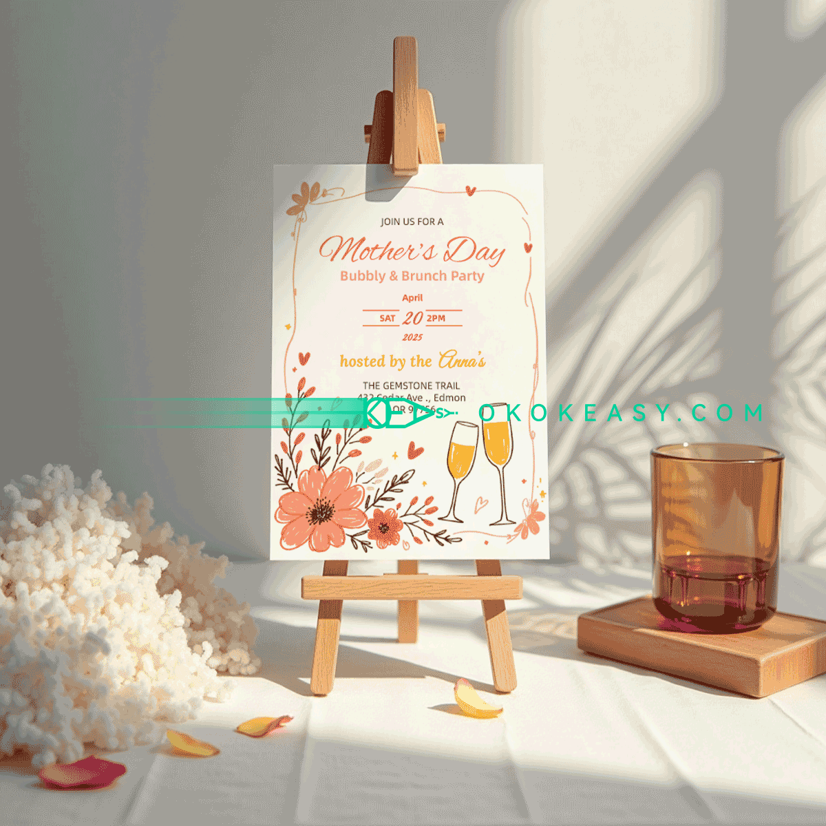 Mother's Day Party Invitation No.2 5 Mother's Day Party Invitation No.2 - Image 5