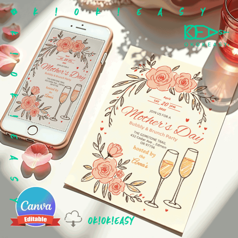 Mother's Day Party Invitation No.1