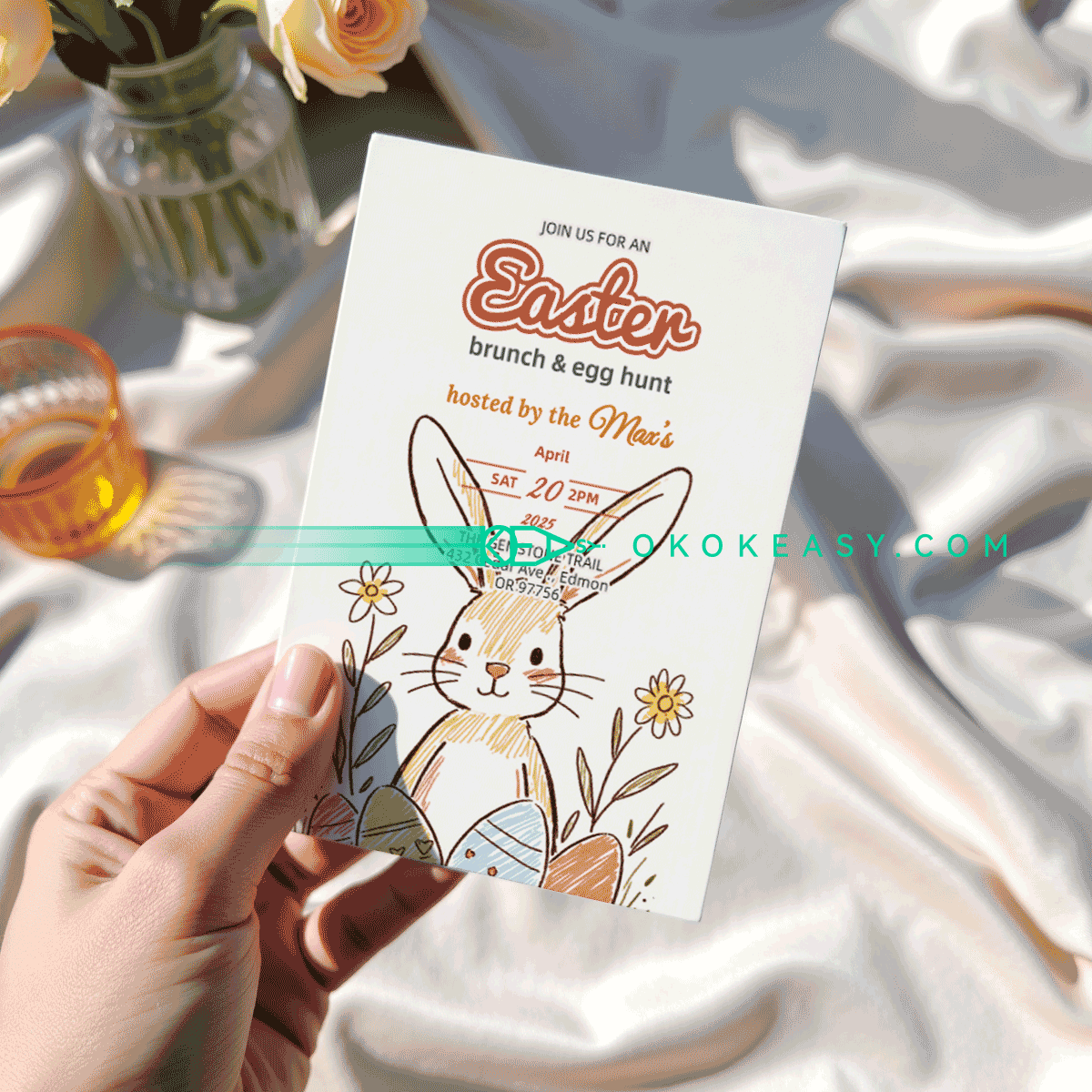 Easter Holiday Party Invite No.37 2 Easter Holiday Party Invite No.37 - Image 2