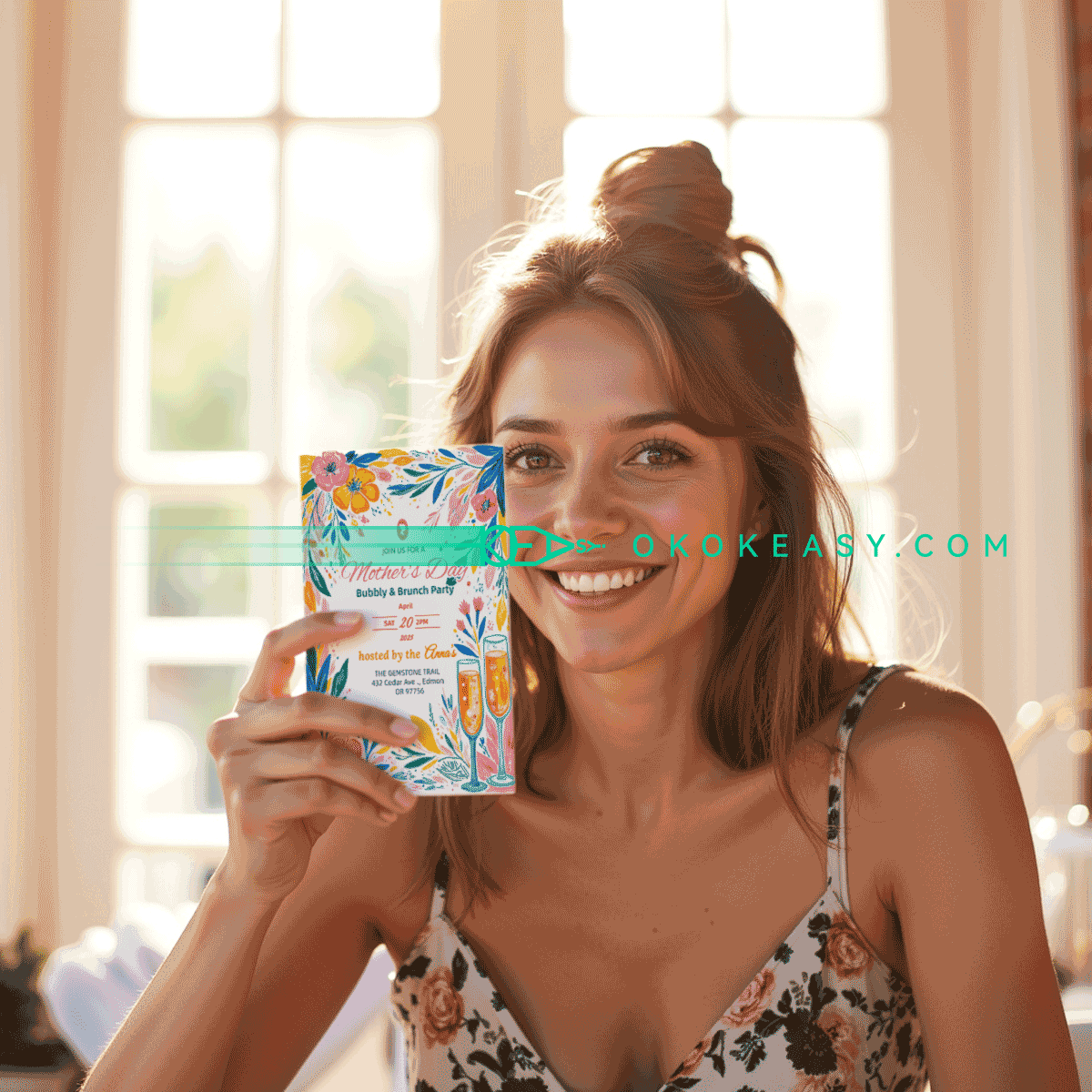 Happy Mother's Day Party Invitation No.8 8 Happy Mother's Day Party Invitation No.8 - Image 8