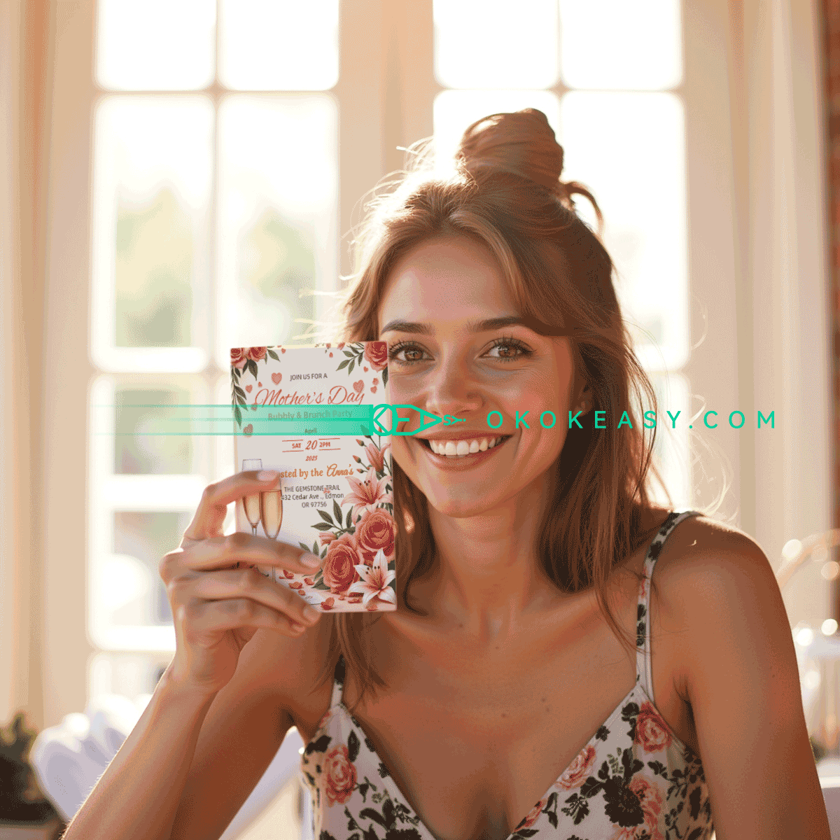 Happy Mother's Day Party Invitation No.10 8 Happy Mother's Day Party Invitation No.10 - Image 8