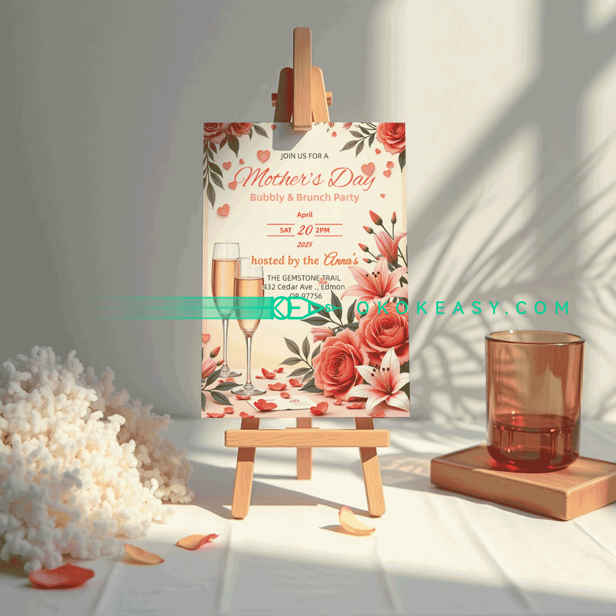 Happy Mother's Day Party Invitation No.10 5 Happy Mother's Day Party Invitation No.10 - Image 5