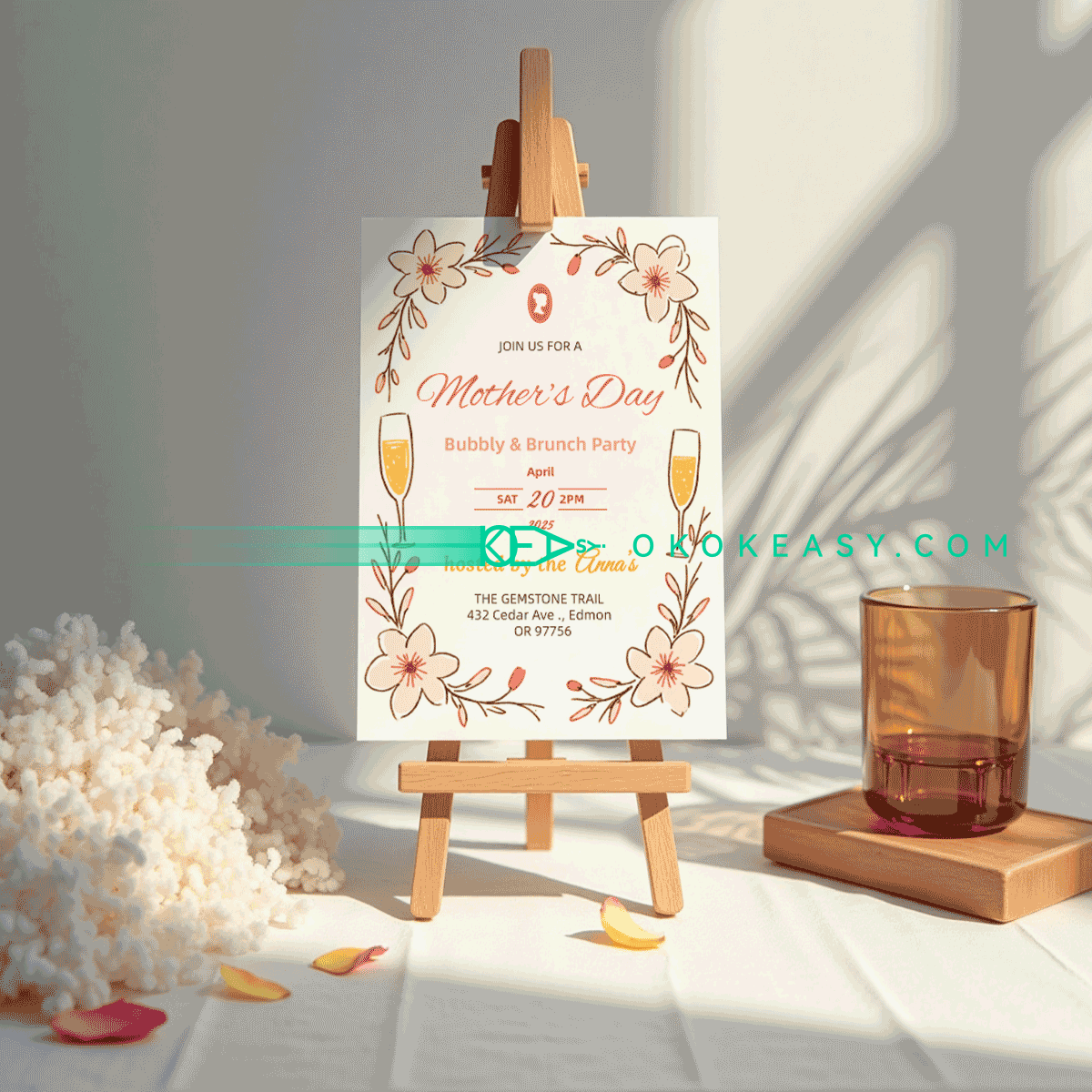 Mother's Day Party Invitation No.3 5 Mother's Day Party Invitation No.3 - Image 5