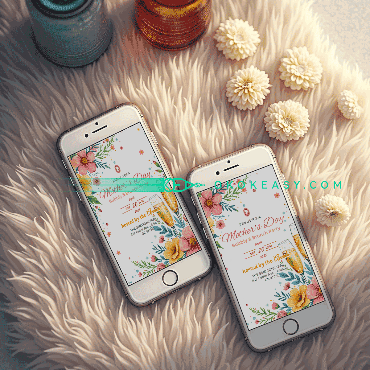 Happy Mother's Day Party Invitation No.13 6 Happy Mother's Day Party Invitation No.13 - Image 6