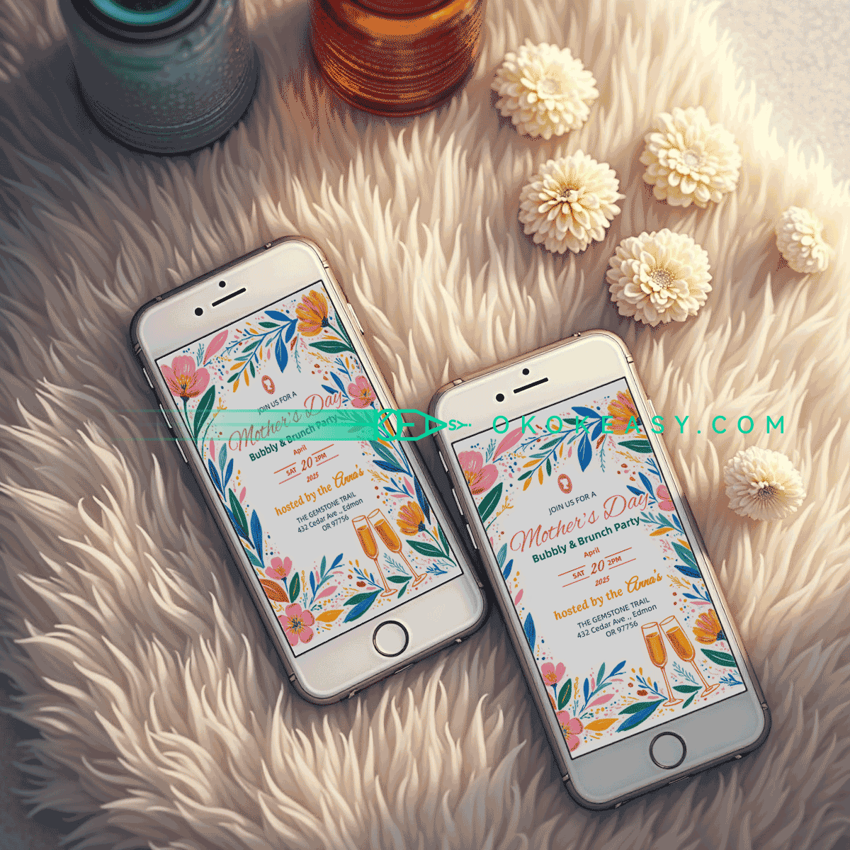 Mother's Day Party Invitation No.5 6 Mother's Day Party Invitation No.5 - Image 6