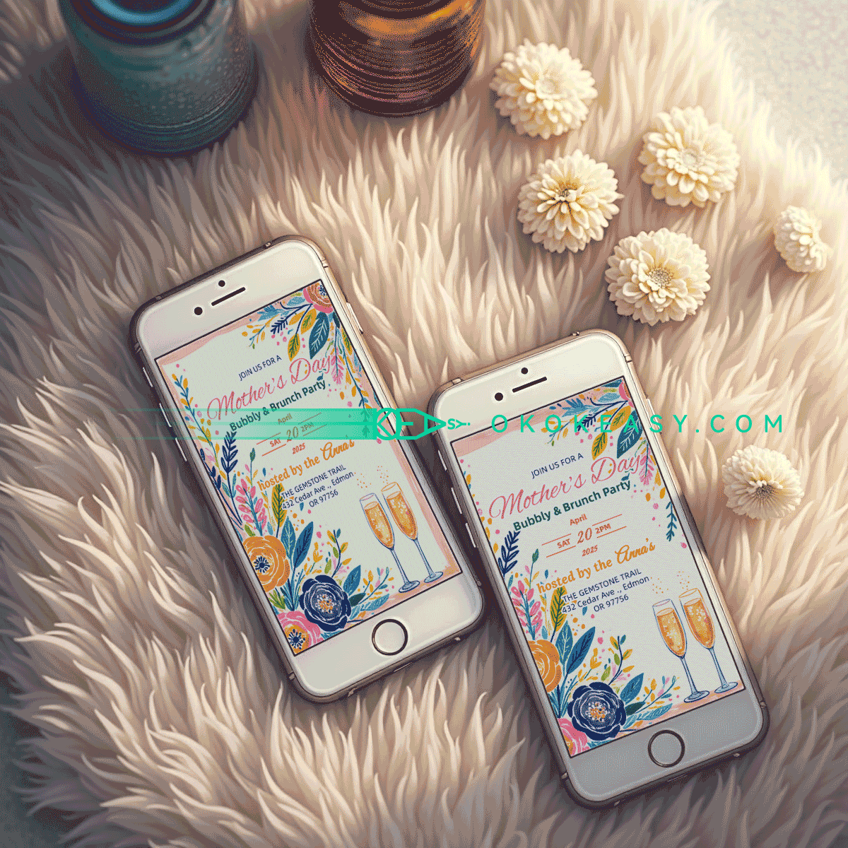 Happy Mother's Day Party Invitation No.7 6 Happy Mother's Day Party Invitation No.7 - Image 6