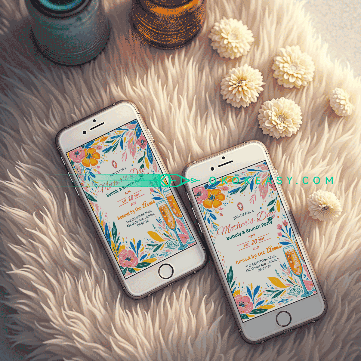 Happy Mother's Day Party Invitation No.8 6 Happy Mother's Day Party Invitation No.8 - Image 6