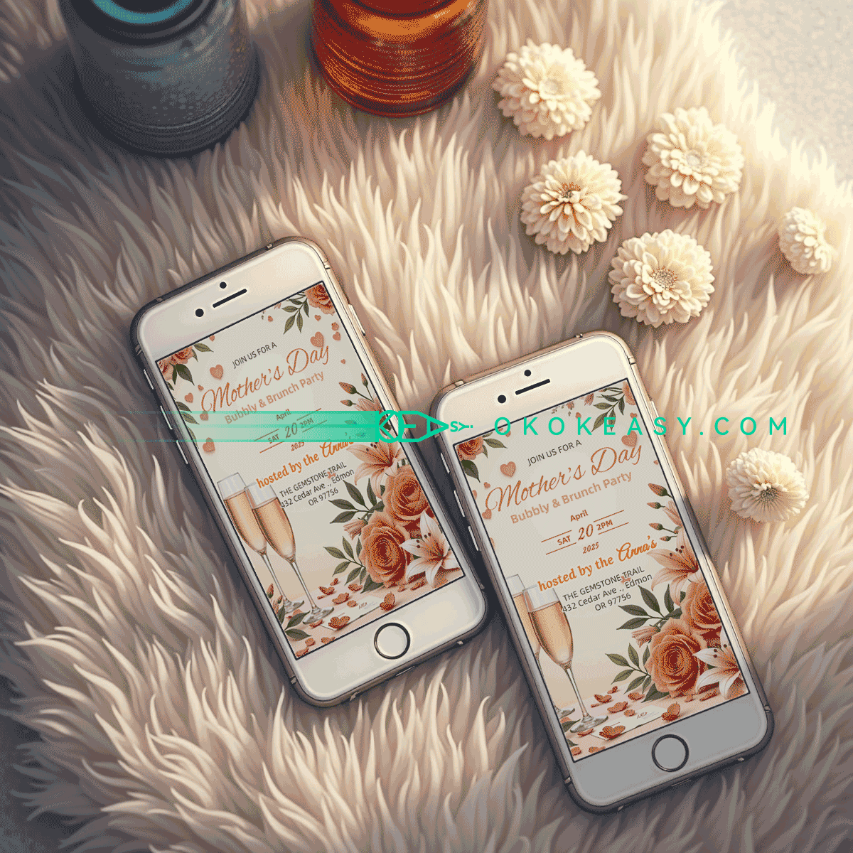 Happy Mother's Day Party Invitation No.10 6 Happy Mother's Day Party Invitation No.10 - Image 6