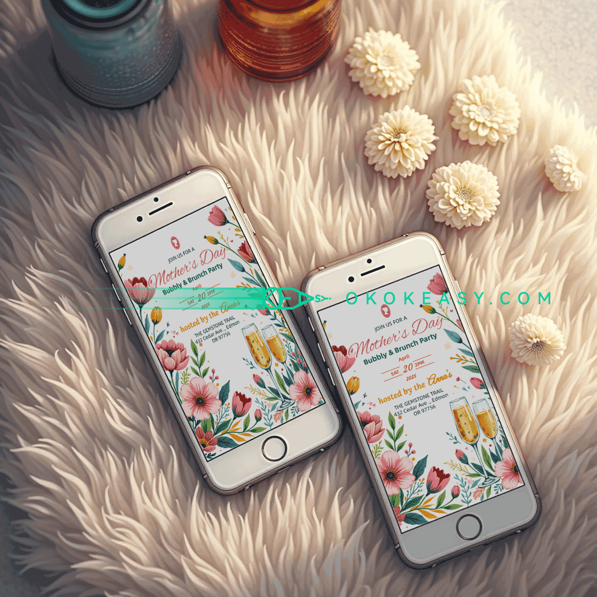 Happy Mother's Day Party Invitation No.11 6 Happy Mother's Day Party Invitation No.11 - Image 6